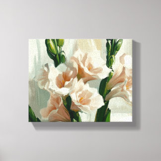Serene Gladiolus Blooms Canvastryck