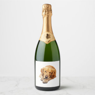 Serene Golden Retriever Resting - Fredlig Hund Art
