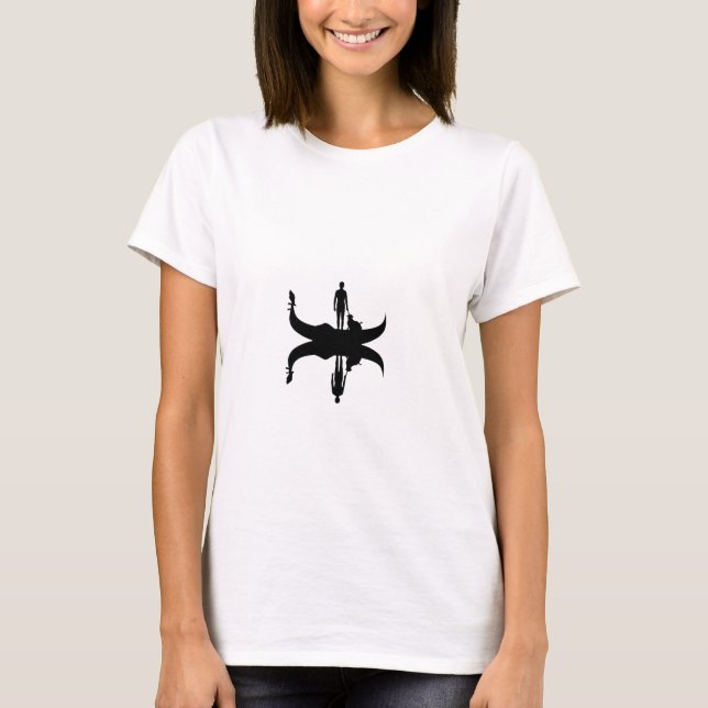 Serene Gondola Reflection T Shirt (Framsida)