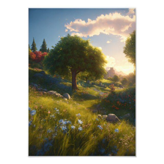 Serene Horizon Fototryck (Framsidan)