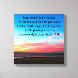 SERENE ISAIAH 41:10 SUNRISE PHOTO CANVASTRYCK
