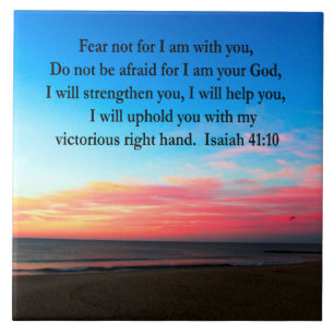 SERENE ISAIAH 41:10 SUNRISE PHOTO KAKELPLATTA