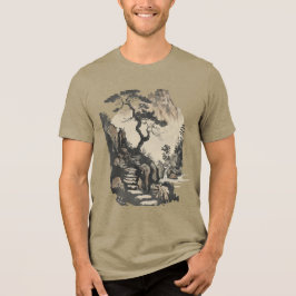 Serene Japanese Landscape Unisex T-Shirt - Tranqui