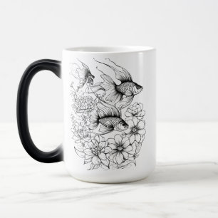 Serene Koi Pond Morphing Mugg - 15 oz