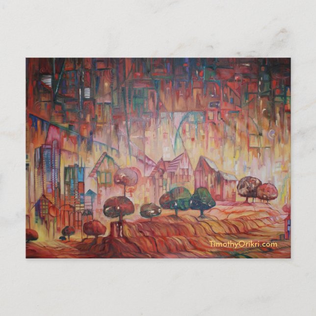 Serene liggande vykort (Framsida)