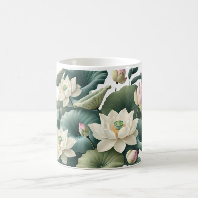 Serene Lotus Coffee Mugg (Center)