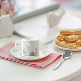 Serene Masjid An-Nabawi Espresso Kopp | Islamisk k Espressomugg