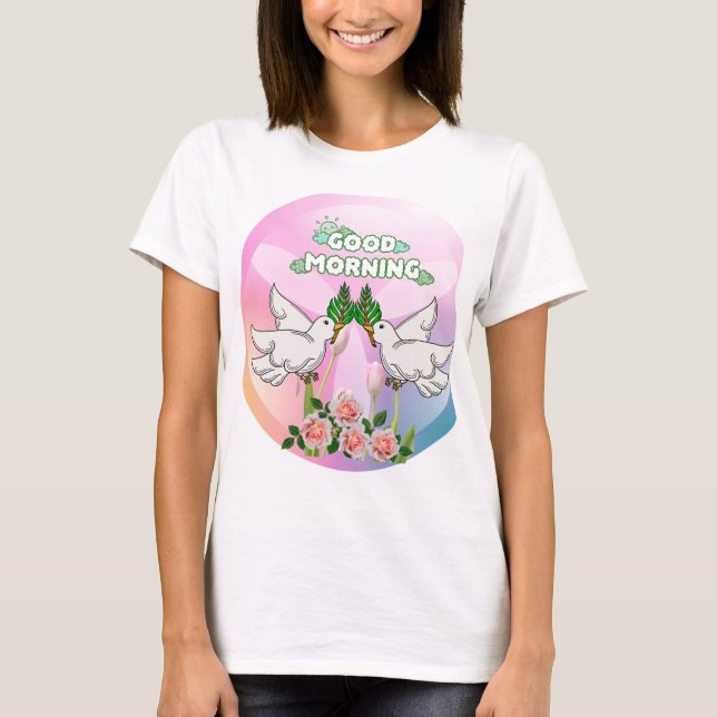 Serene Morgon Hälsning T Shirt (Framsida)