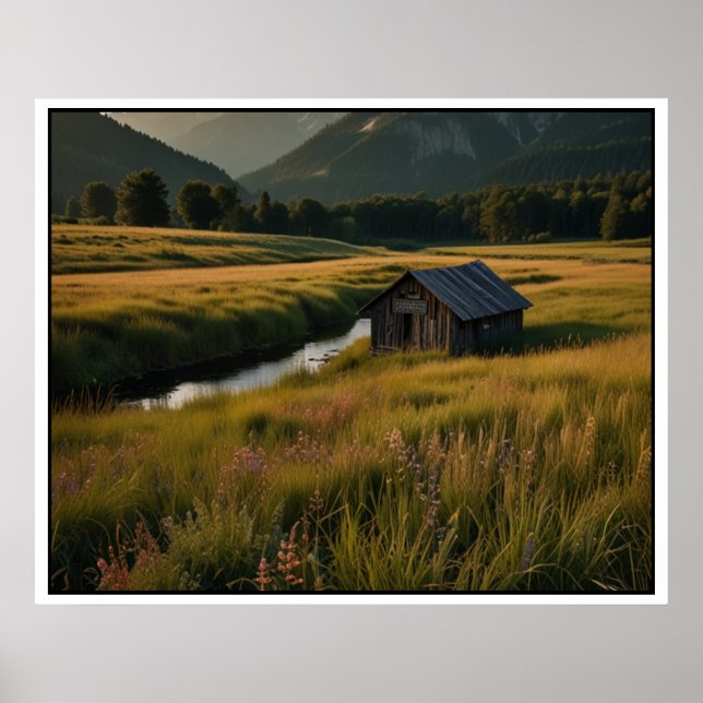 Serene Nature liggande scen Poster (Framsidan)