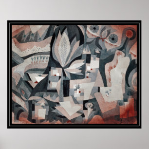 Serene Oasis: Paul Klee Torr Cooler Garden Poster