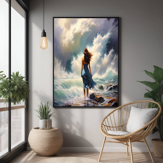 Serene Ocean Escape - Kustkonst Poster (Skapare uppladdad)