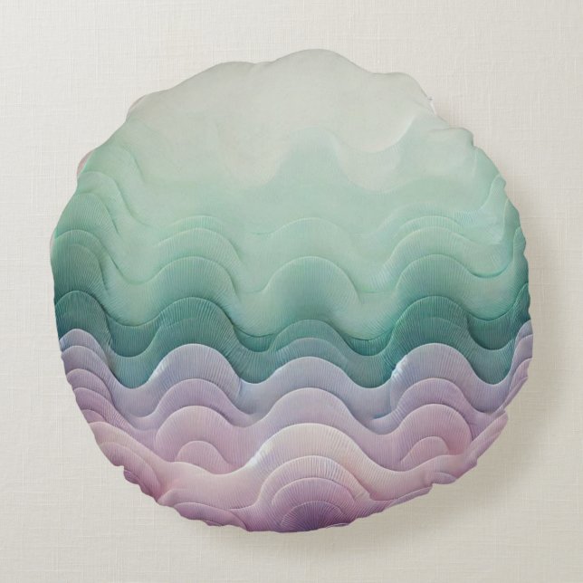 Serene Ombre Cushion Rund Kudde (Baksidan)