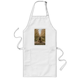 Serene Orchard Apron | Romantic Countryside Nature Långt Förkläde