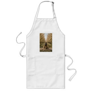 Serene Orchard Apron | Romantic Countryside Nature Långt Förkläde