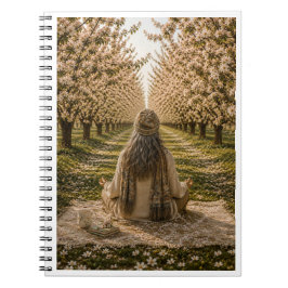 Serene Orchard Sticky Notes | Romantic Botanical  Anteckningsbok
