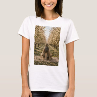 Serene Orchard Walk T-Shirt | Romantic Autumn Natu
