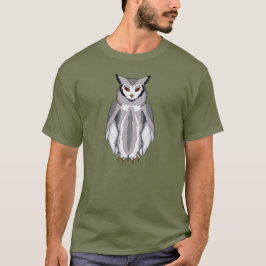 Serene Owll med Ögon T-Shirt