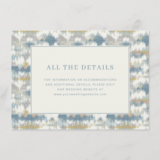 Serene Pastel Wave Motions Tilläggskort (Framsida)