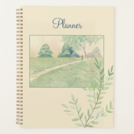 Serene Path Watercolor Daily Planner