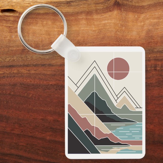 Serene Peaks Nyckelring (Framsida)