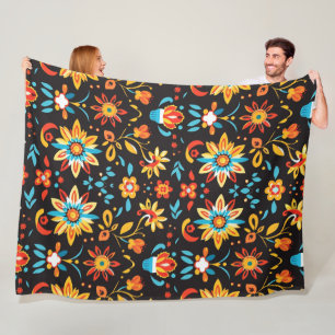 Serene Petal Mönster 60x80 Fleece Blanket