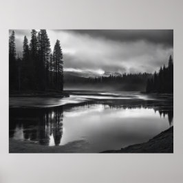 Serene River Bend Poster