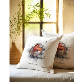 Serene Robin, anpassningsbar Kudde