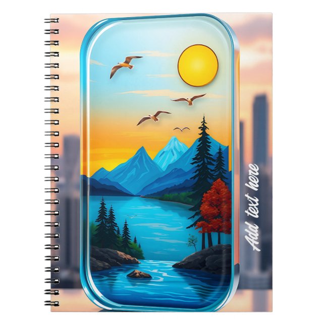 Serene & Romantic! Anteckningsbok (Framsidan)