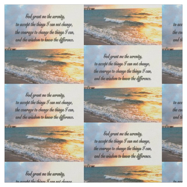 SERENE SERENITY PRAYER SUNRISE PHOTO DESIGN TYG (Provkarta)