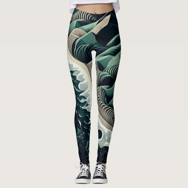Serene Shores Leggings (Framsida)
