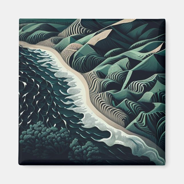 Serene Shores Magnet (Framsidan)