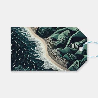 Serene Shores Presentetikett