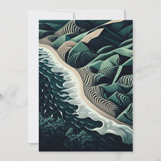 Serene Shores Tack Kort (Framsida)