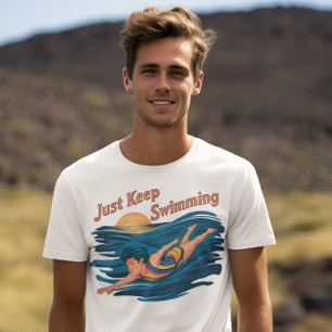 Serene Simma: Just Behålla Swimming T Shirt