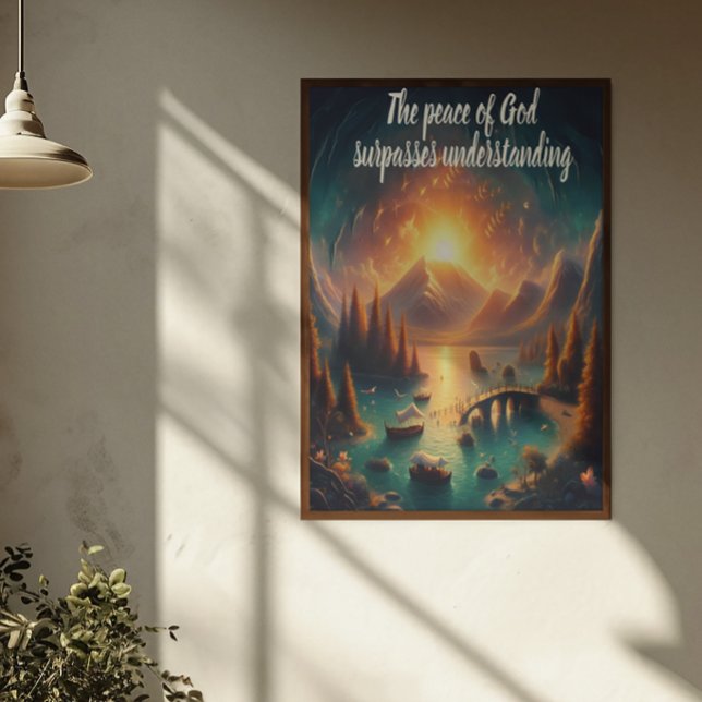 Serene Sjö reflektioner Poster (Skapare uppladdad)