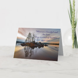 SERENE SJÖ SYMPATHY-KORT TACK KORT