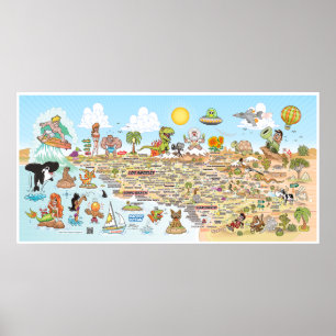 Serene SoCal-banderoll Poster