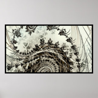 Serene Spiral Poster