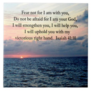 SERENE SUNRISE ISAIAH 41:10 KAKELPLATTA
