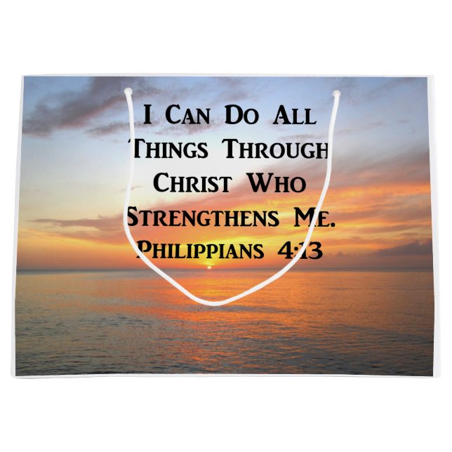 SERENE SUNRISE PHILIPPIANS 4:13 PHOTO SCRIPTURE (Framsidan)