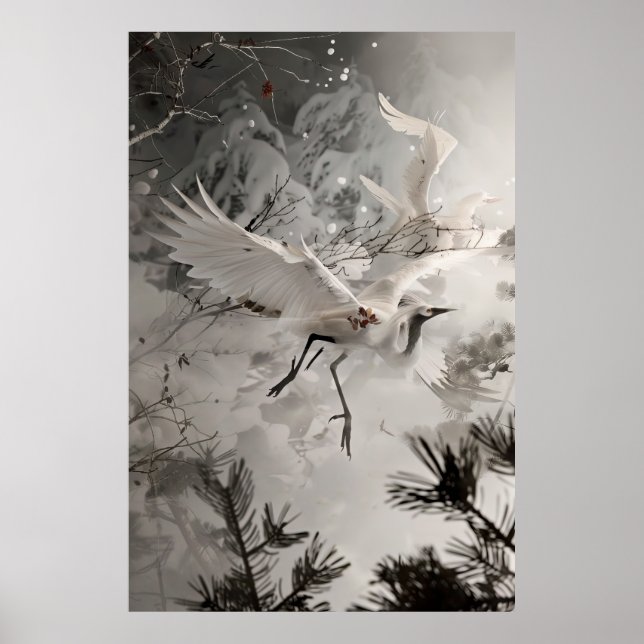 Serene Sunset Beach Poster (Framsidan)