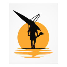Serene Sunset Rwing:Minimalist Oarsman Silhouette