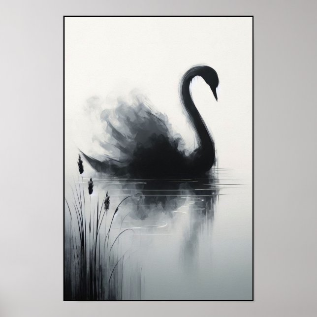 Serene Svan i Stilla Vatten Poster (Framsidan)