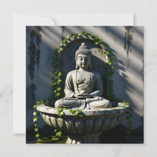 Serene Tranquil Buddha Fontän