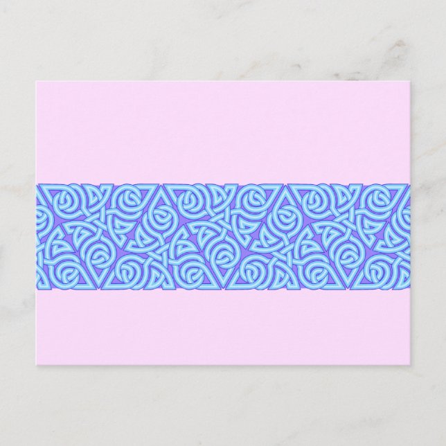 Serene Triangle Knot Band-vykort Vykort (Framsida)