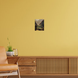 Serene Valley Ligcape Poster