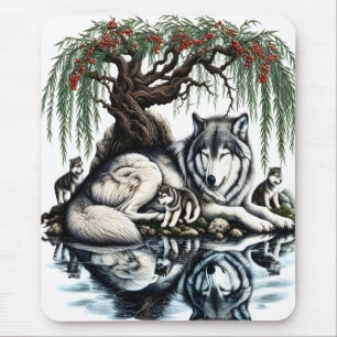 Serene Varg Family Oasis i Idyllic Nature Musmatta