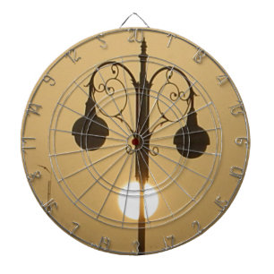 Serene Victorian Vintage Street Lamp Sunset Himlar Piltavla