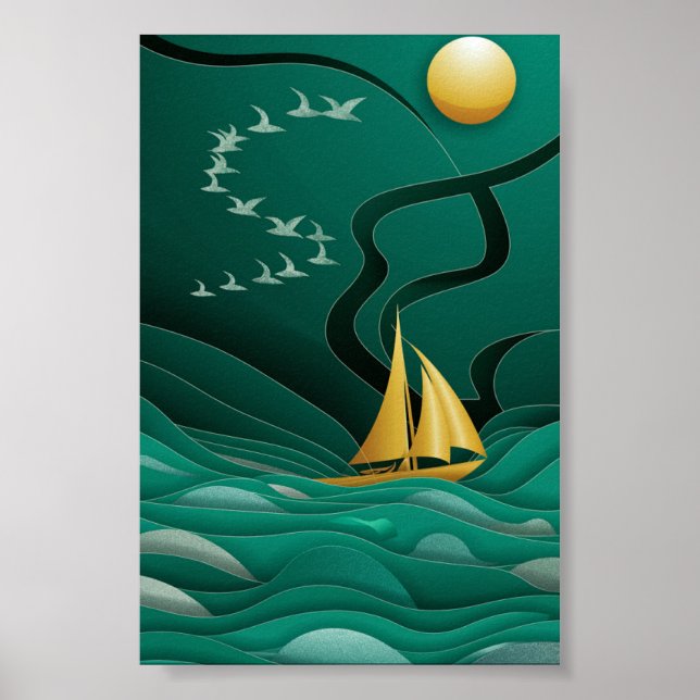 Serene Voyage Poster (Framsidan)