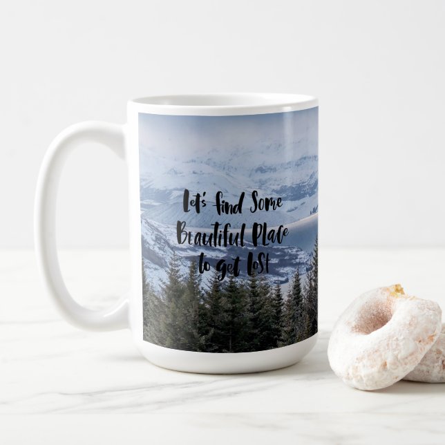 Serene Wanderlust Kaffemugg (Med munk)